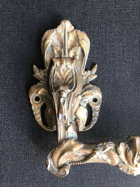 Pair of 19th bronze handles