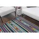 Vintage Turkish Oushak Handmade Wool Cotton White Kilim Area Rug 132x222