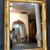 Mirror 125x97 cm beginning XIX gold leaf gilding