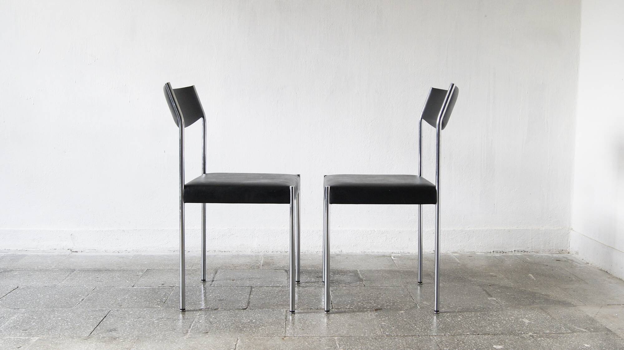 Side Chairs by Edlef Bandixen for Dietiker, Switzerland, Set of 2