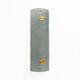 Pair of Modern Italian Murano Glass Green Water and Brass Wall Sconces