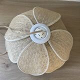 Vintage plant fibre lotus suspension
