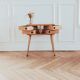 Worker, renovated Scandinavian bedside table, 1950s-60s.