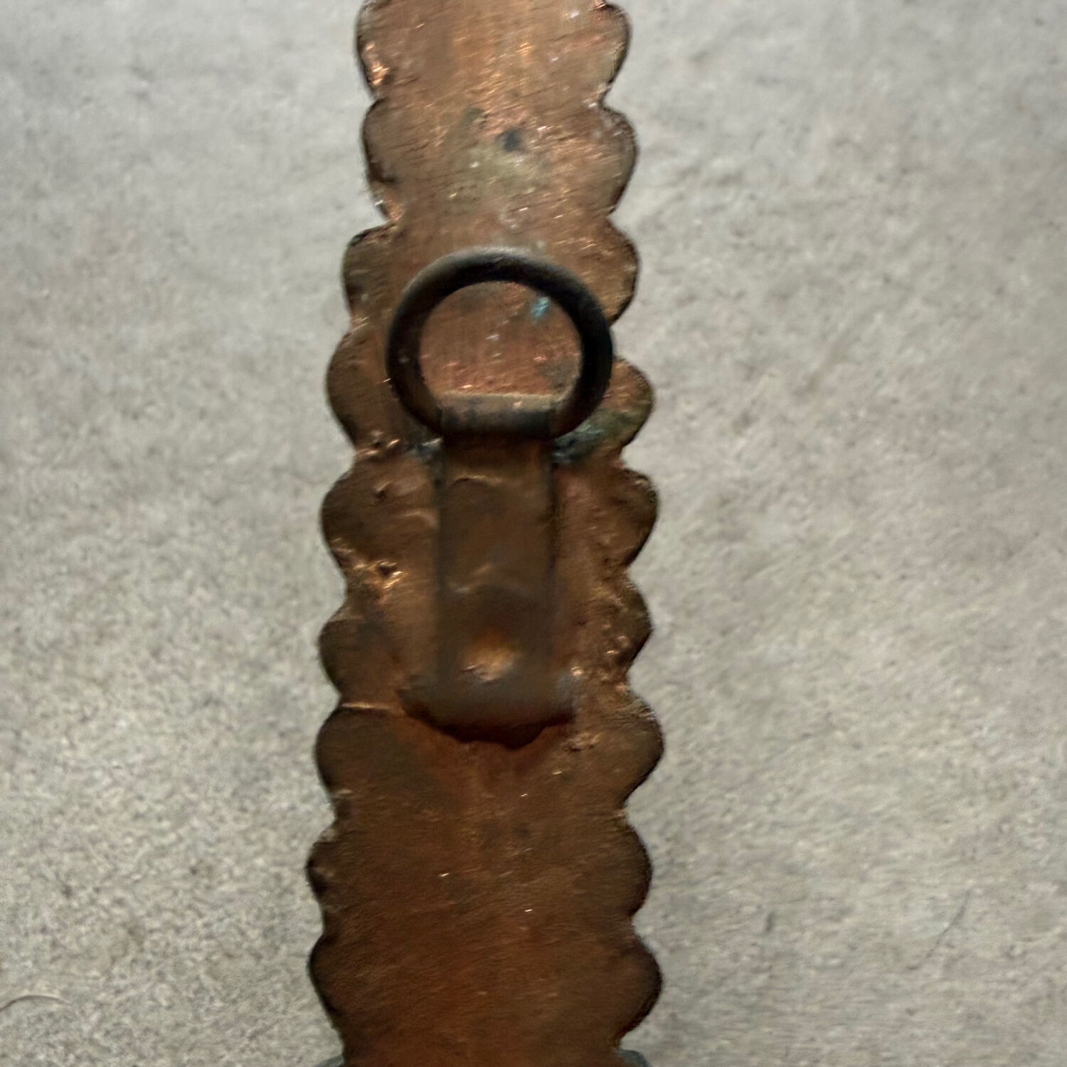 Bronze sun mirror from the 1950s France.