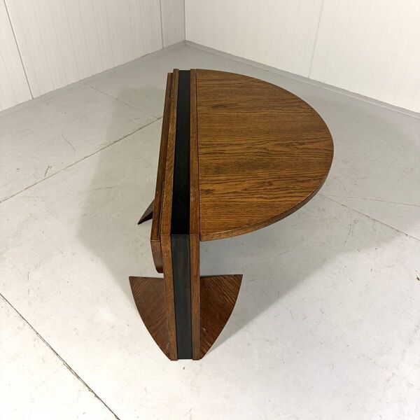 Table basse pliante en style art déco des années 1930.