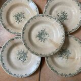 Lot 5 assiettes