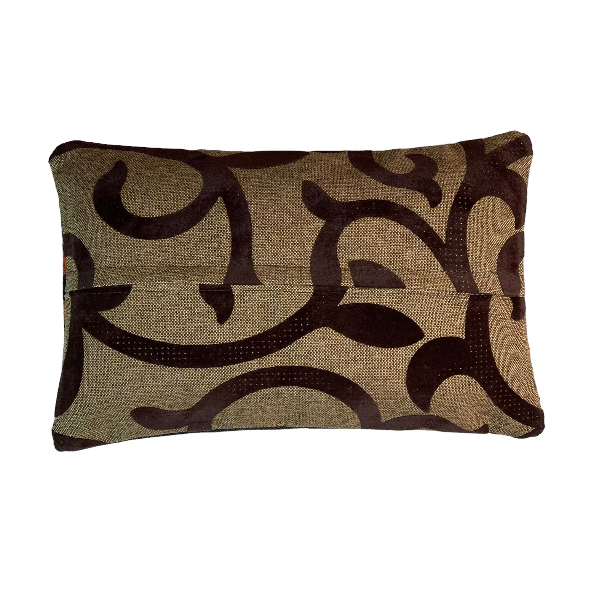 Housse de coussin kilim turc vintage 30x50cm