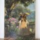 “La proposition”, huile sur toile signée