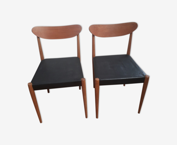 2 chaises style scandinave