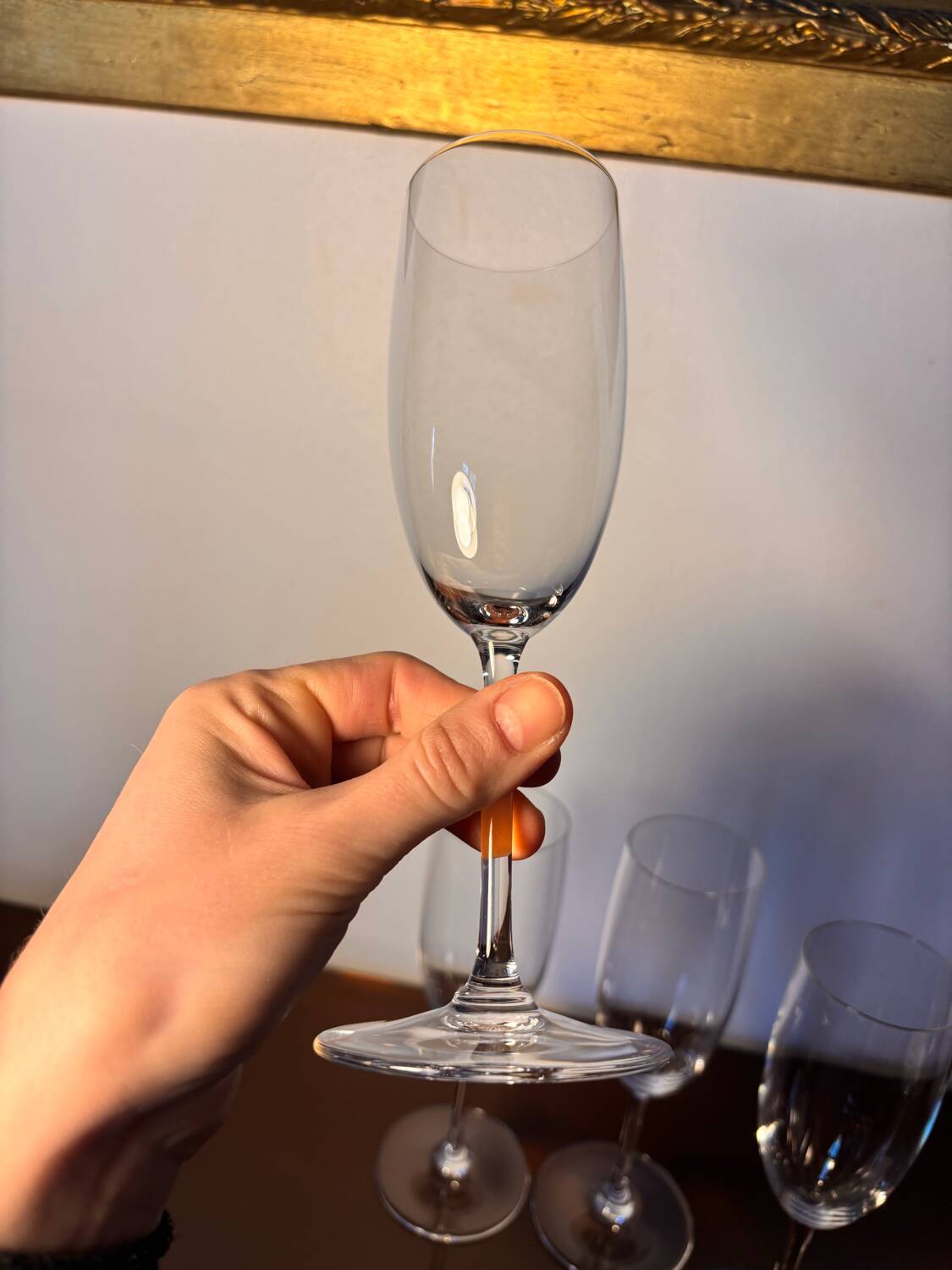 4 Baccarat Perfection champagne flutes