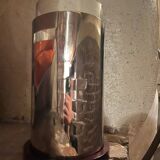 Garance Vallée for Monoprix. Chrome-plated metal and glass vase