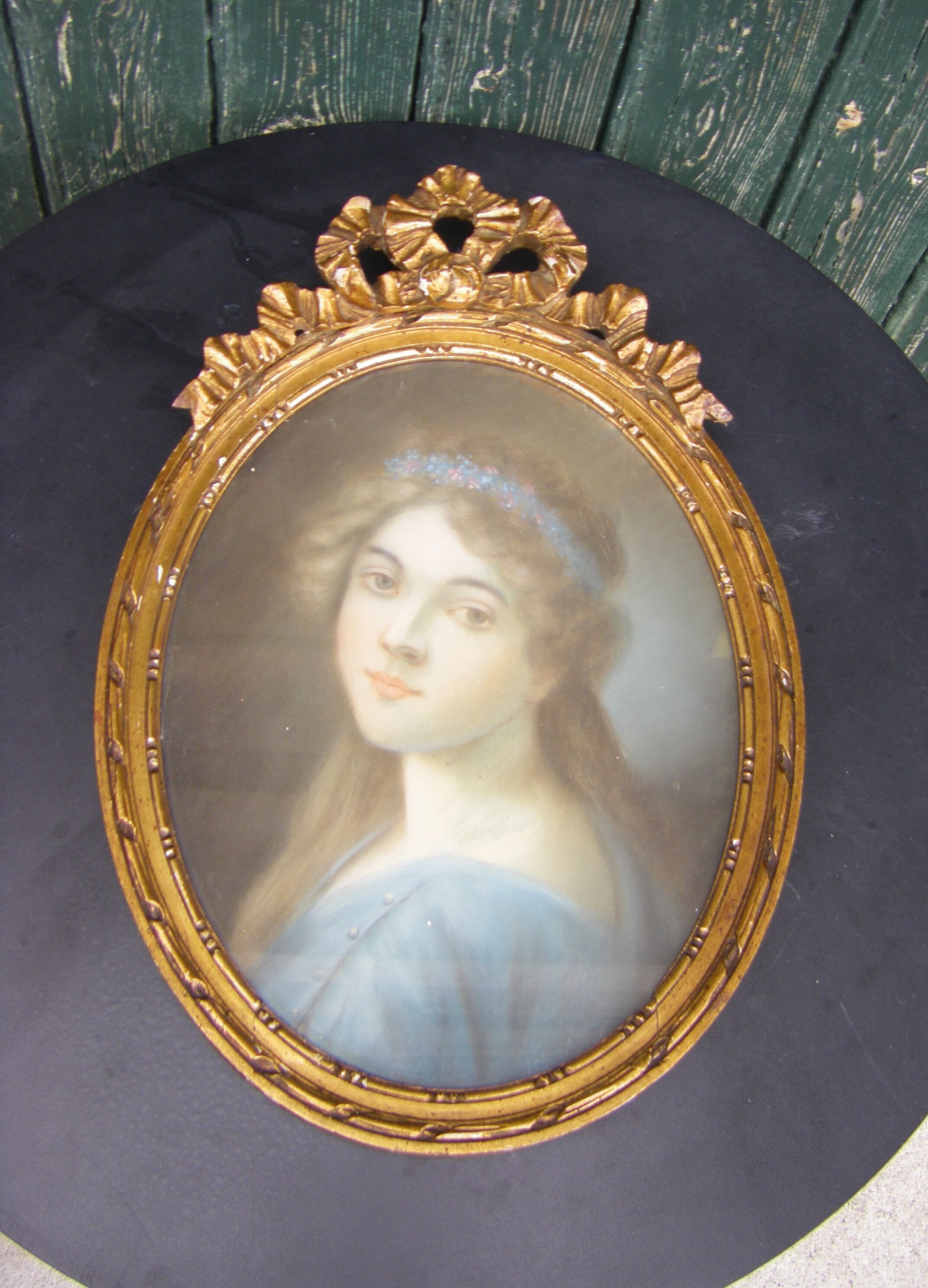 Pastel portrait eighteenth century