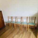 Set of 5 Baumann chairs