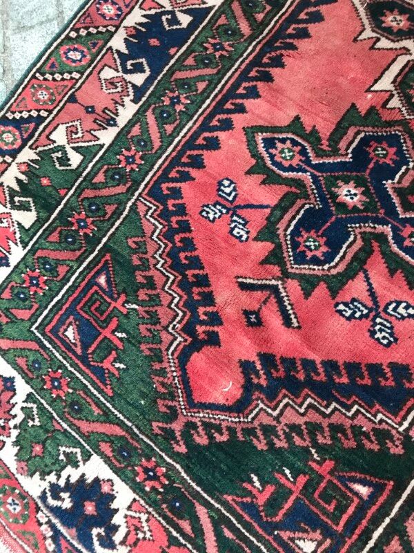 Nice Turkish vintage Konya carpet handmade 115 X 200 CM