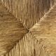 4 wooden and straw country chairs