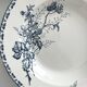 4 deep plates ironstone butterflies "Carmen" Sarreguemines