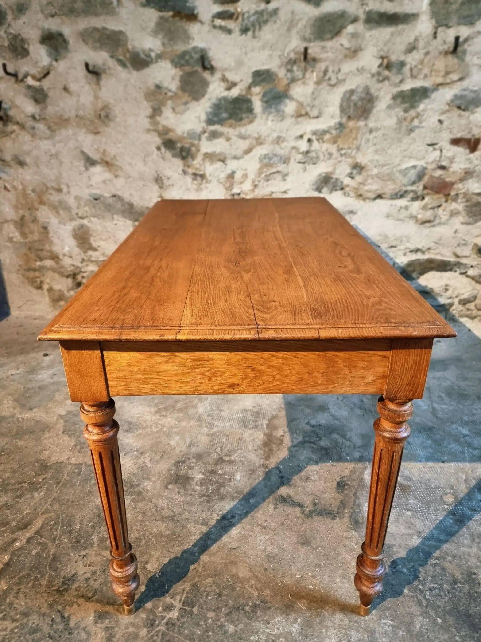 French oak writing desk, 1930s