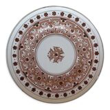 Longwy pedestal plate Henry II model