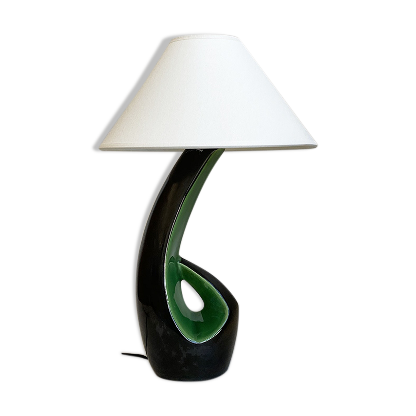 Ceramic lamp freeform 1950