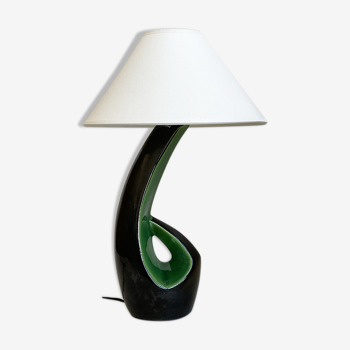 Lampe ceramique forme libre 1950