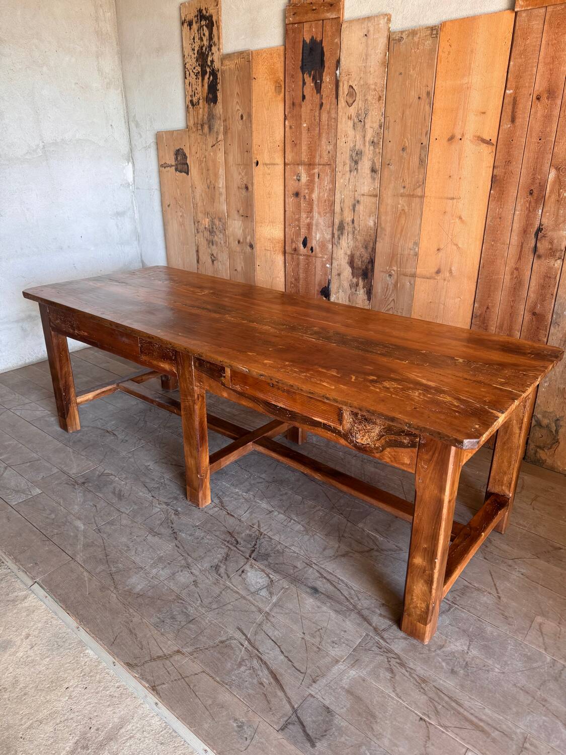 Farmhouse table for 10 people