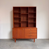 Vintage bookcase - wall cabinet teak Peter Løvig