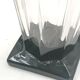 Vase en cristal avec 800 applications de raisins en argent - années 1970, production italienne