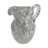 Former pitcher ewer molded crystal polished jug vintage