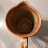 Pichet/pot à eau ou à lait, ancien, en grès vernisse