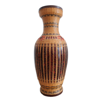 Chinese bamboo bamboo bamboo porcelain vase