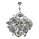 Suspension Spoutnik Space Age vintage