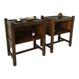 Paire de tables de chevet