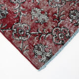 3x10 Vintage Floral Runner Rug, 70x306Cm