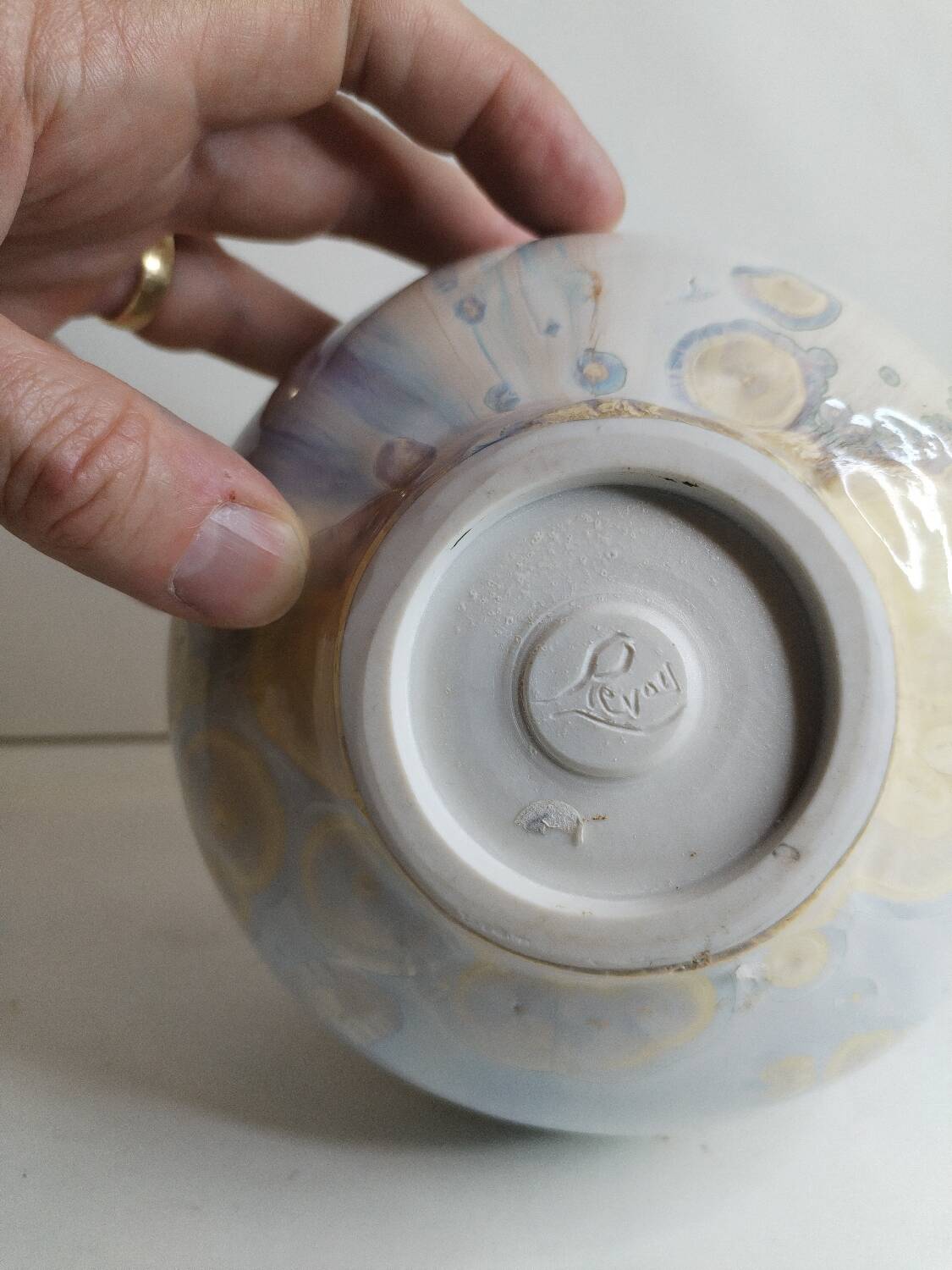 Mattjieu Lievois crystallised ceramic vase