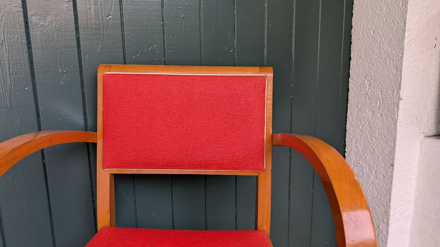 Fauteuil en hêtre courbé, années 40-50