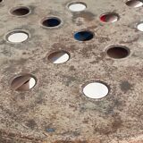 Industrial stool steel patina rusty steel vintage