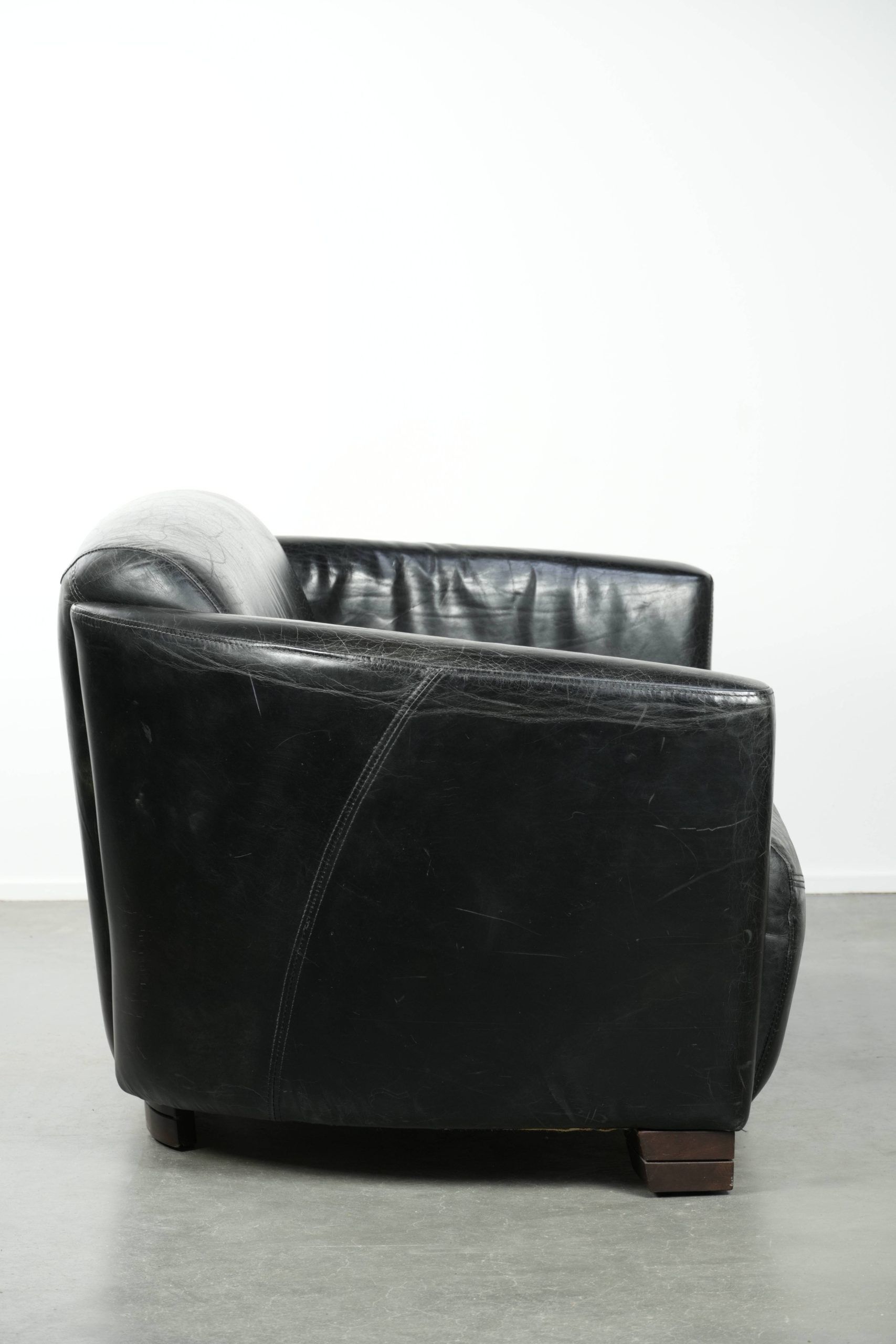 Amazing and unique cowhide aviator design bench, 2-seater