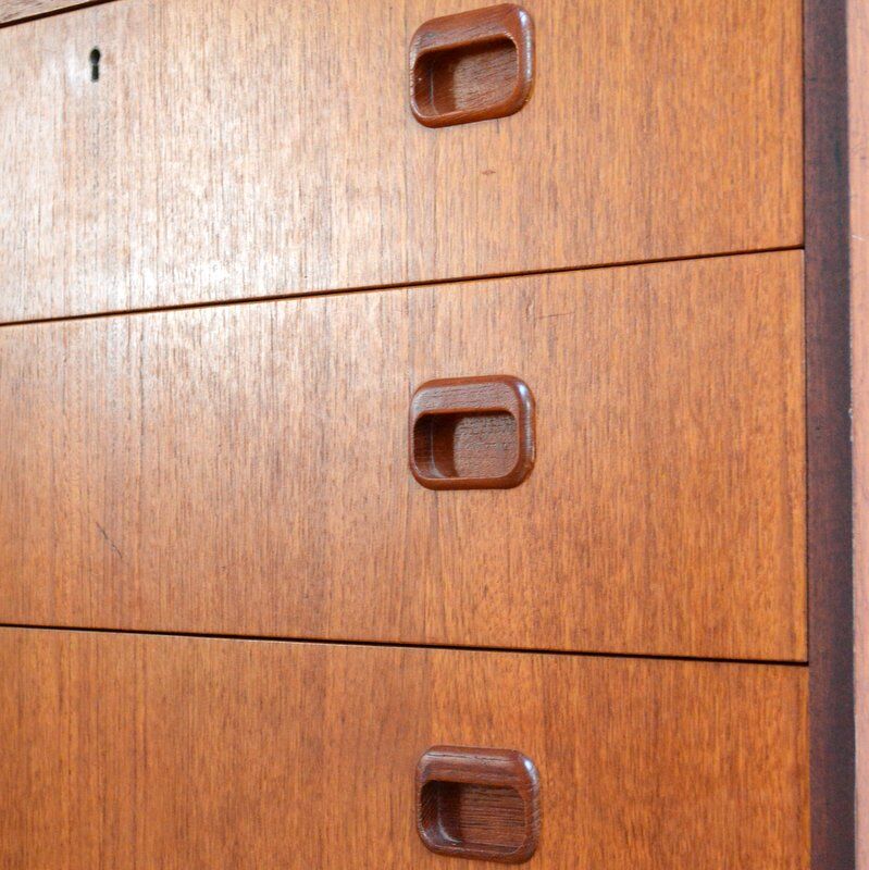 Scandinavian chest of drawers teak vintage 1960