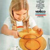 3 "vereco" plates amber