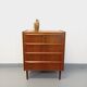 Commode scandinave en teck des années 60