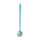 Glass and blue opaline vase