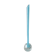 Glass and blue opaline vase