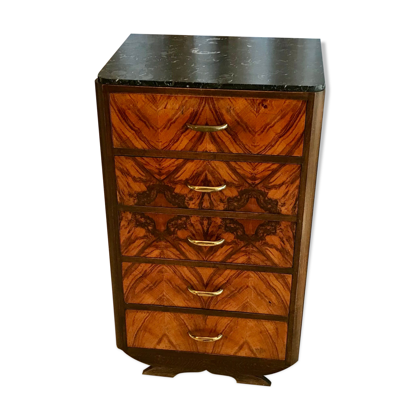 Commode écritoire art déco palissandre