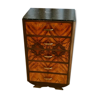 Art Deco writing, rosewood