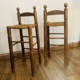 Pair of high stools