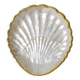 Vintage shell-shaped mother-of-pearl pocket emptier