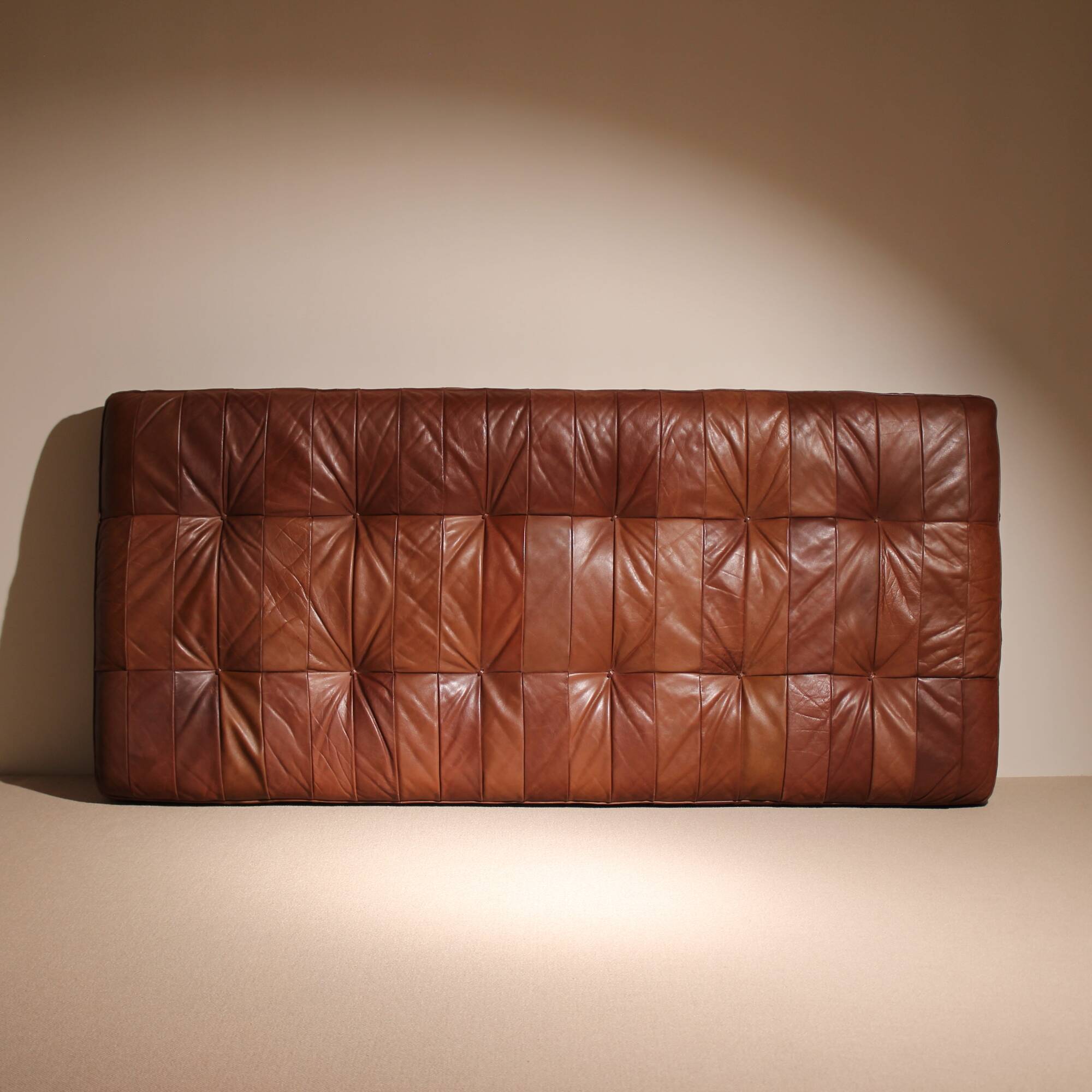Daybed ‚DS-80‘ in Cognac Patchwork Leather by De Sede | Switzerland 1970s