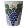 Vintage cup Fortuné Schmitter - Betschdorf salt-glazed stoneware - grape decoration