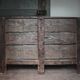 Chinese buffet from Mongolia, 2 doors, converted antique chest.