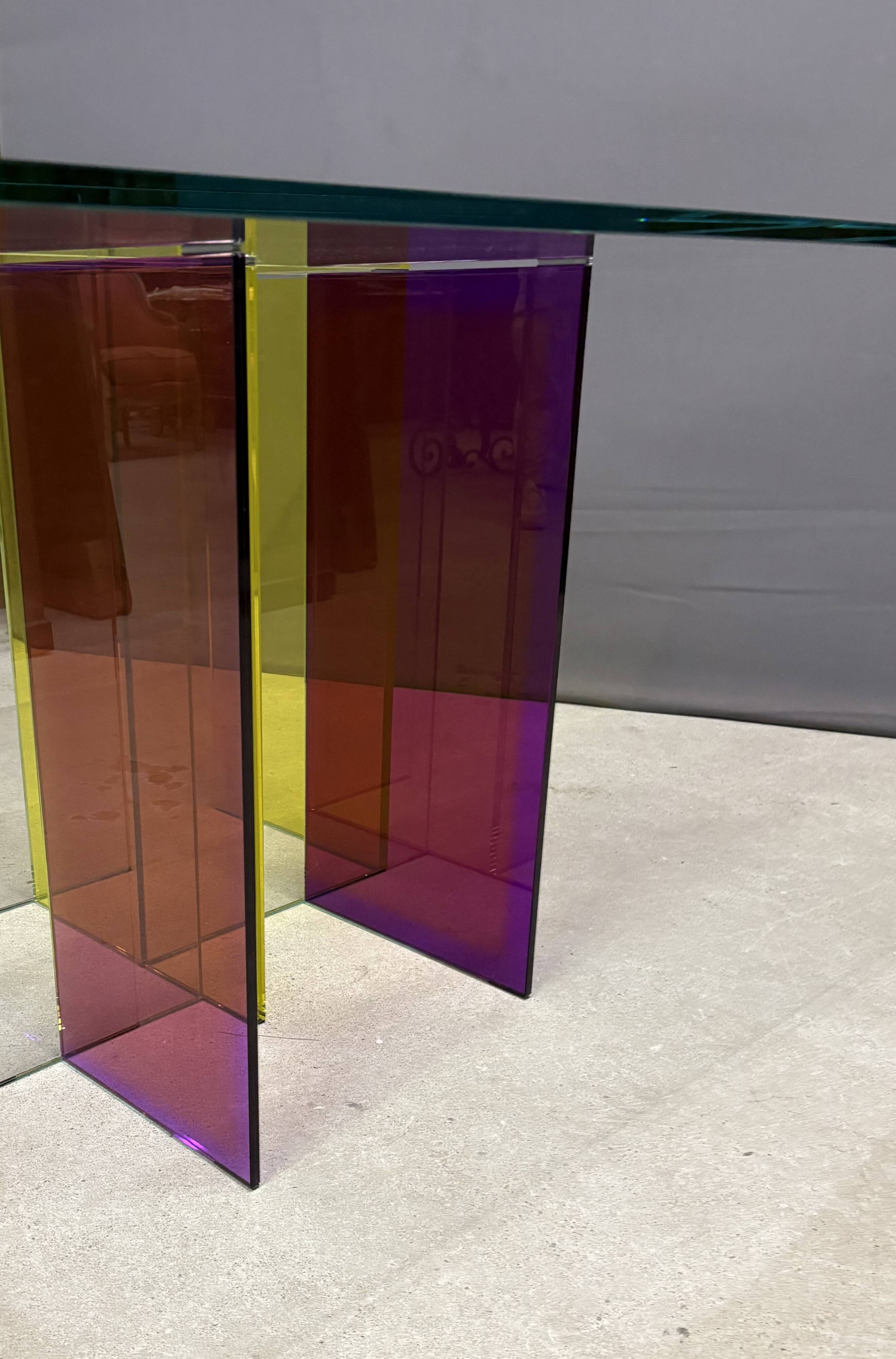 Table "diapo" De Salle à Manger Par René Bouchara Pour Roche Bobois